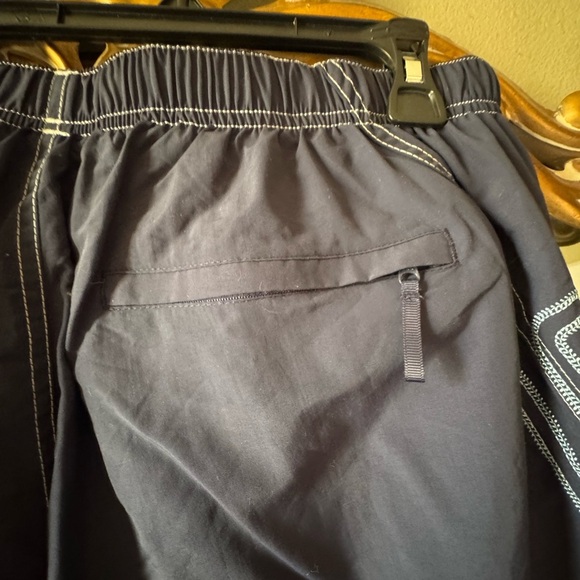 Supreme  spell out embroidered Dark Blue Logo Track Pants - Picture 4 of 10